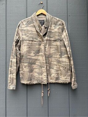 Sanctuary Women's Olive Camo Utility Jacket Sz L